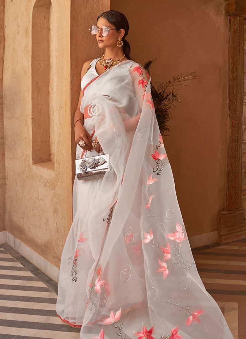 Tissue Organza Sarees