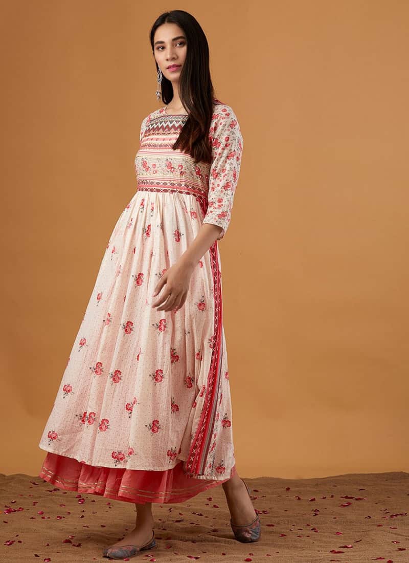 Straight Pants With Long Kurti