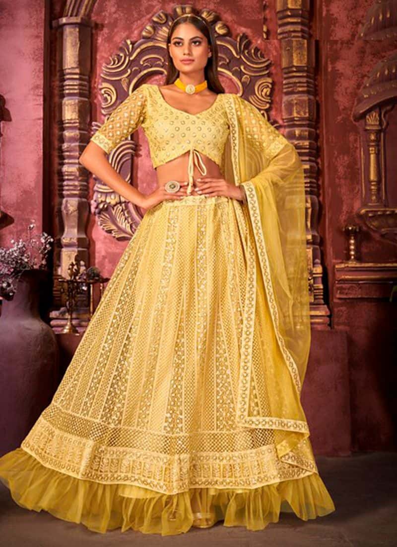 Net Lehenga