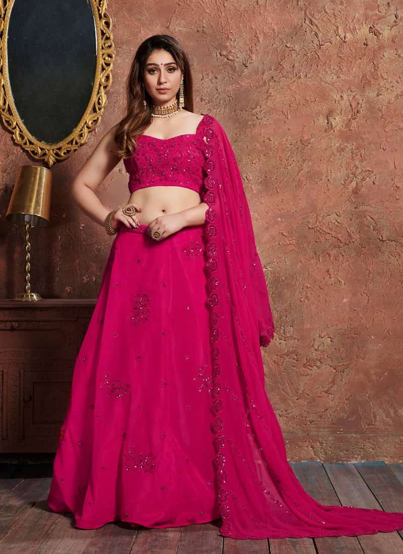 pink Lehenga Choli