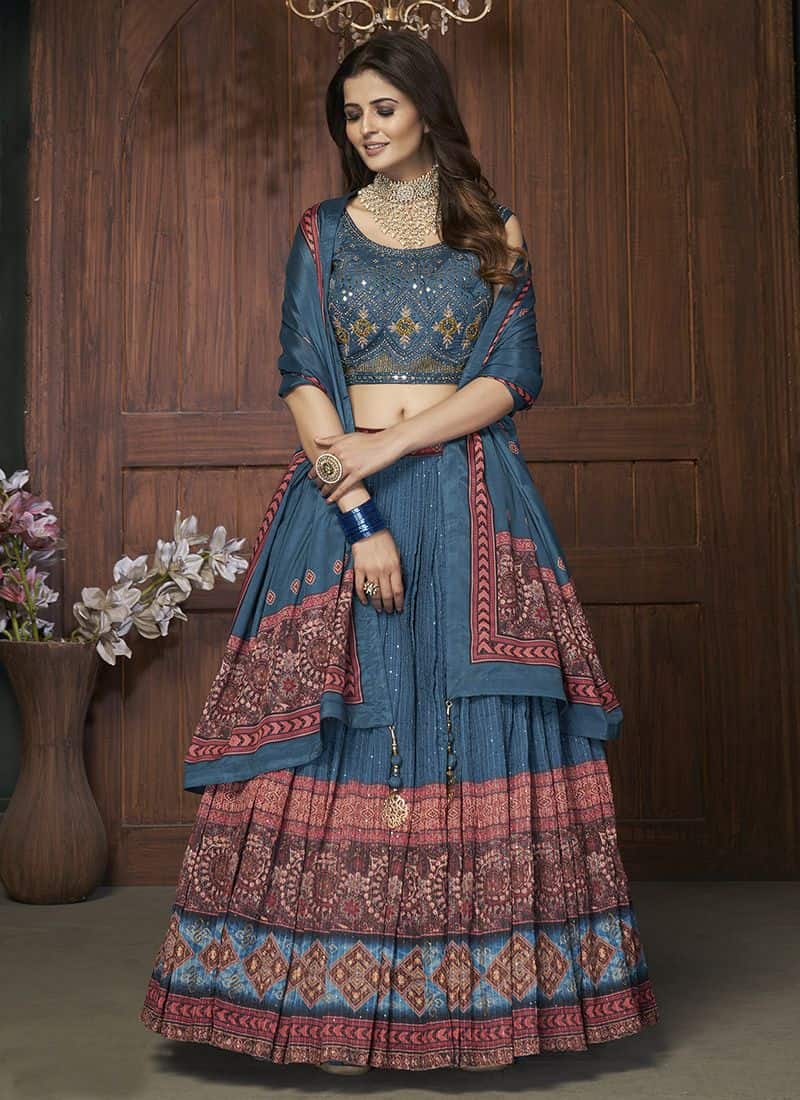 Various styles of Bridal Lehenga Choli