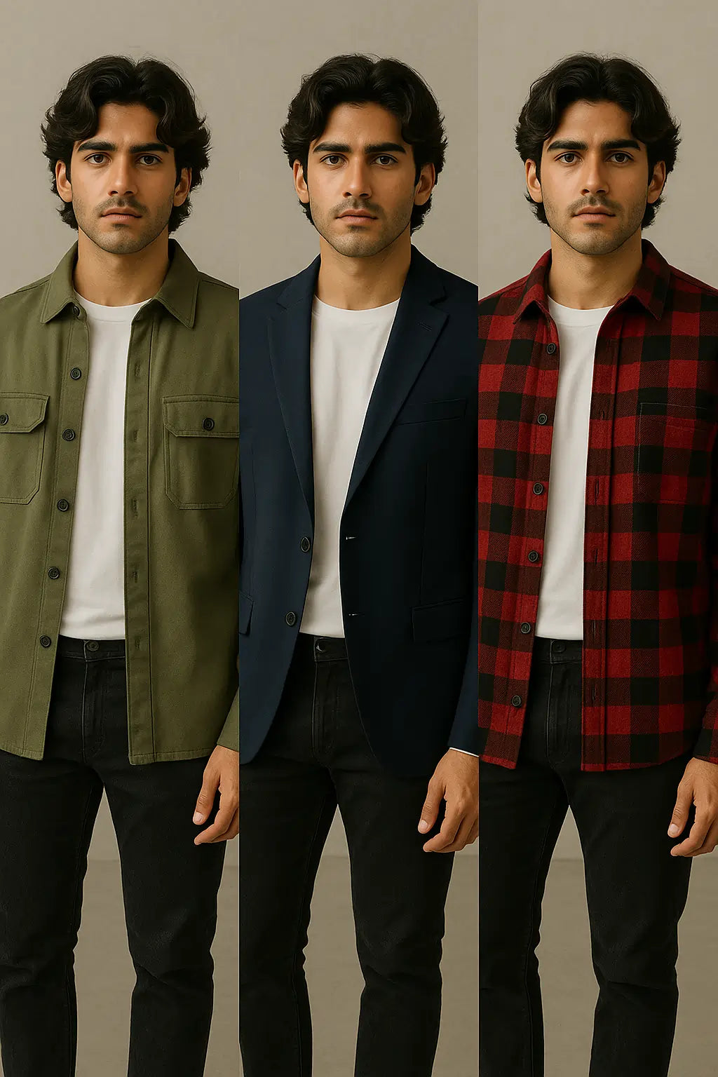 different ways to layer a t shirt