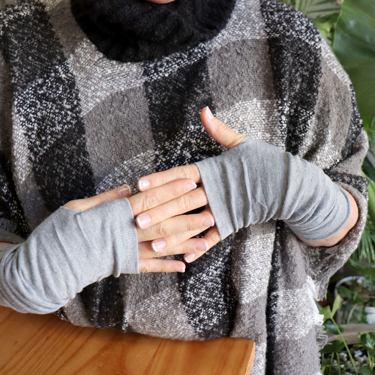 warmest fingerless mittens