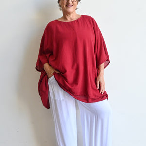 Come Fly With Me Layered Cotton Kaftan Top – KOBOMO