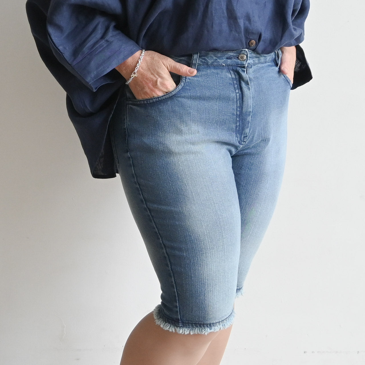 Denim Walk Shorts by Orientique