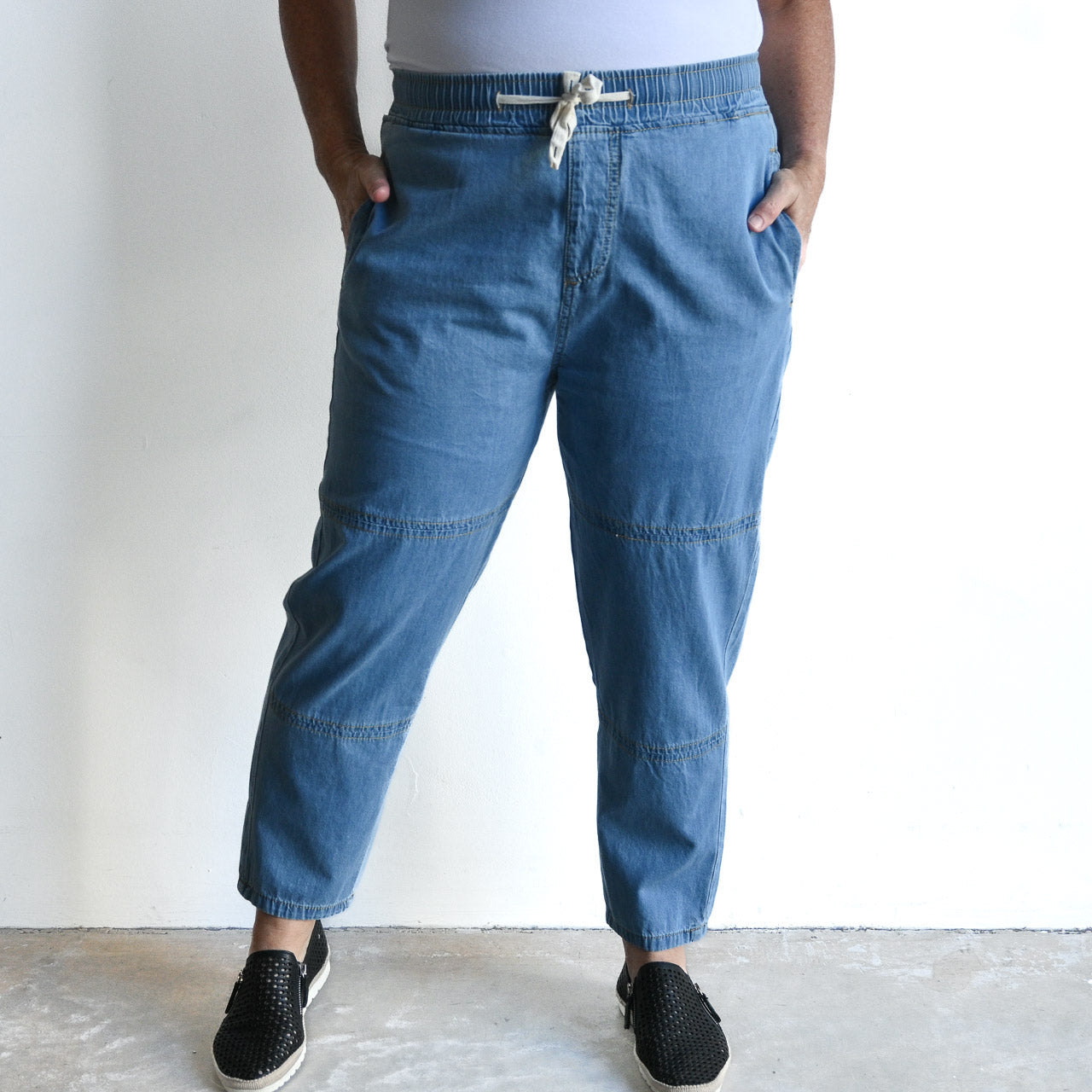 Downtown Denim Jogger Pant