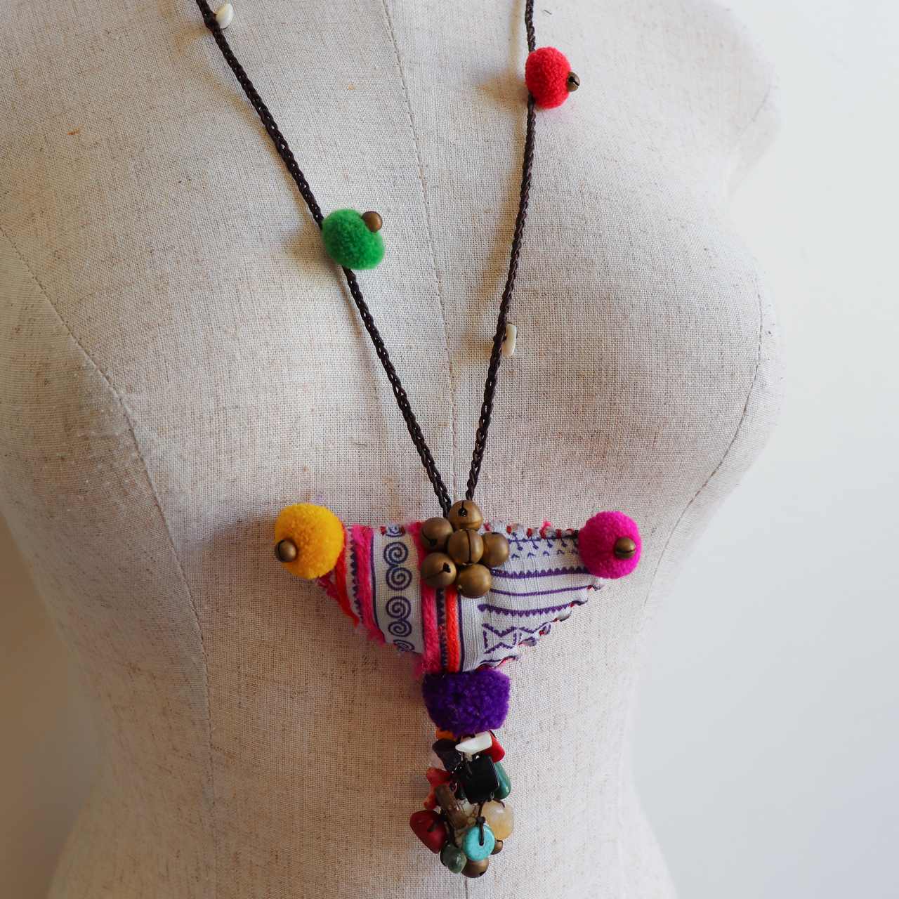 Hmong Hill Tribe Bird Necklace