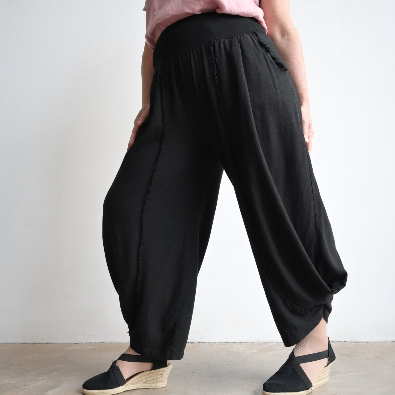 Linen Pant with Soft Waist – KOBOMO