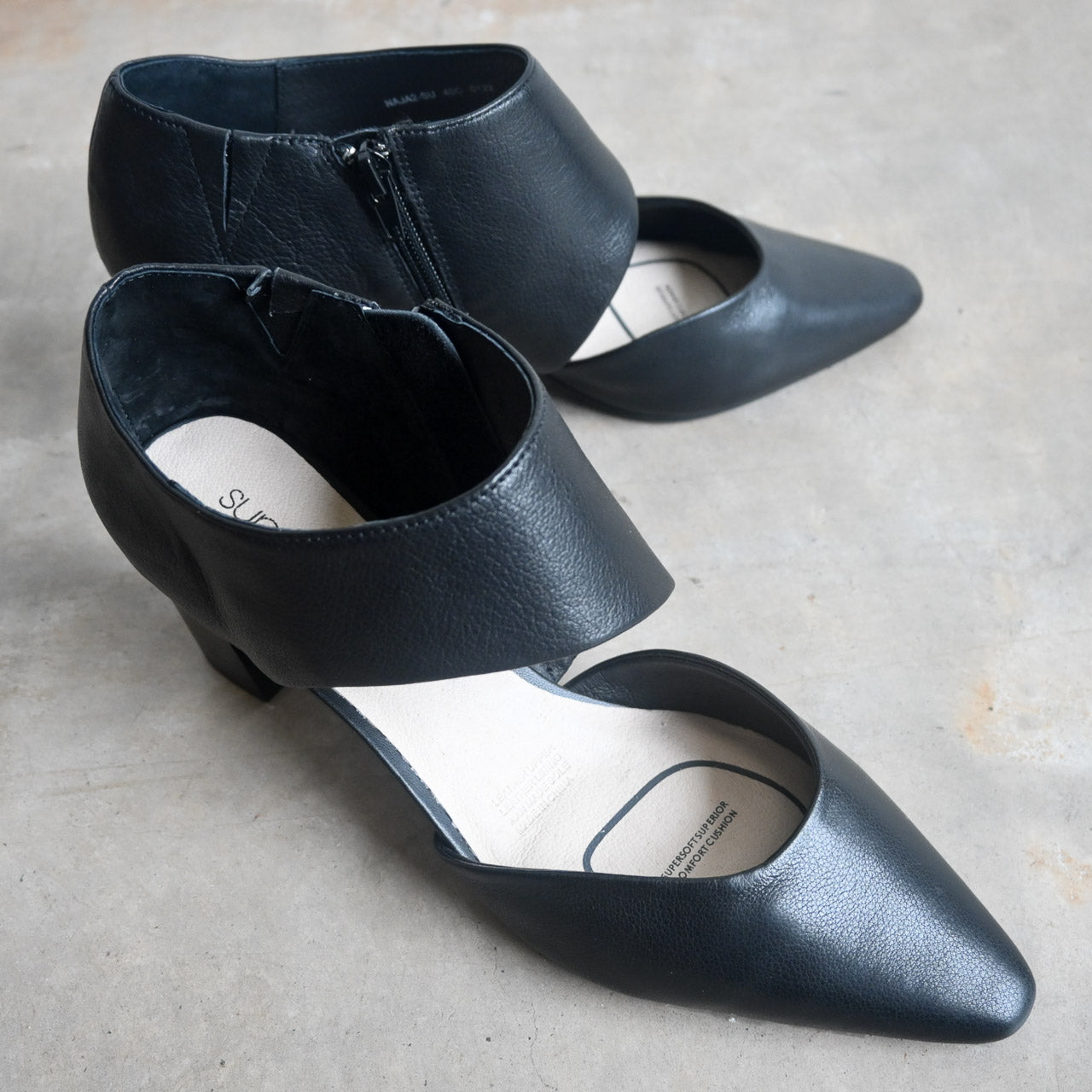 Naja Su Leather Heel Shoe - Supersoft by Diana Ferrari – KOBOMO