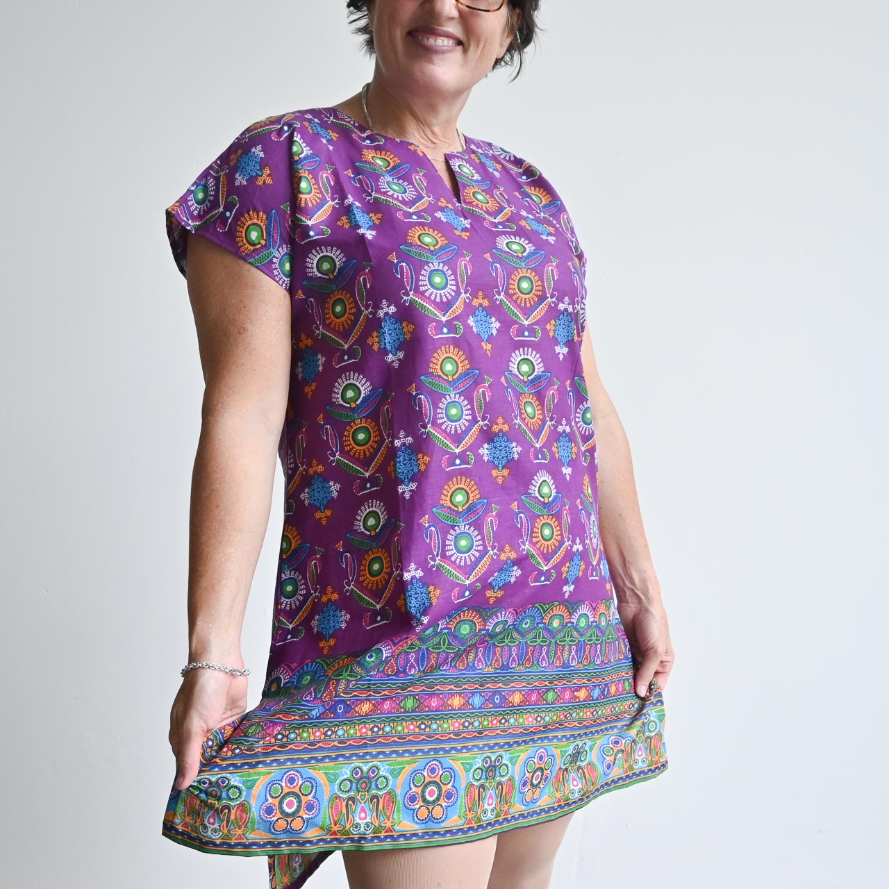 Sari Cotton Tunic - Moroccan Nights