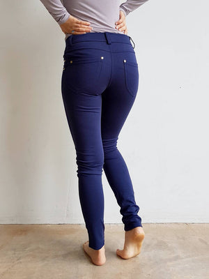 blue jean leggings