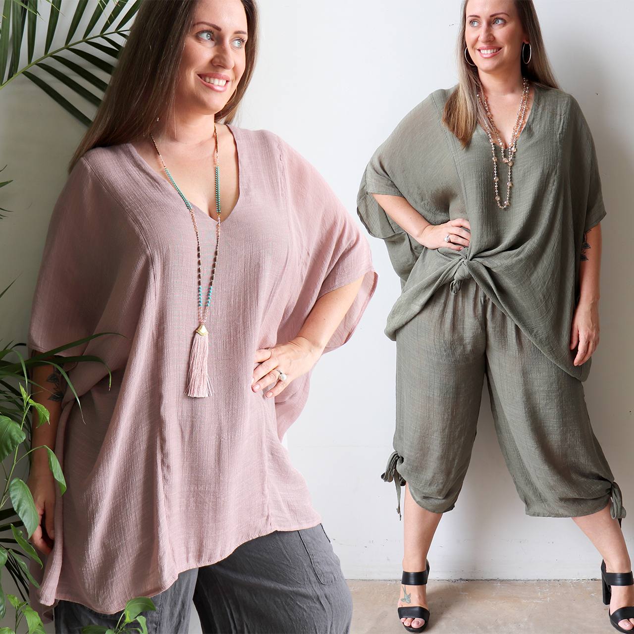 'Summer In the City' Kaftan Top | Beach Cover Up > Plus Size Available ...