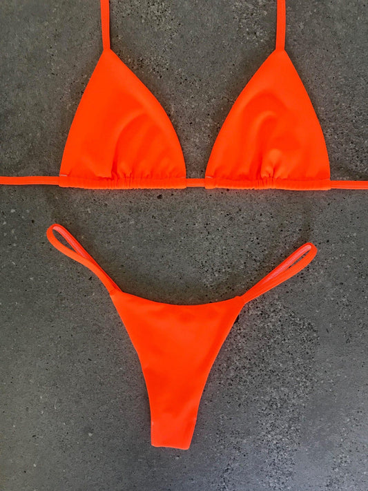 Bring The Heat Bikini Set Neon Pink - ShopperBoard