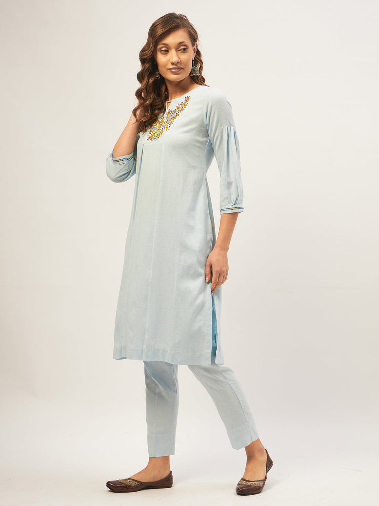 Sky Blue Kurta Set