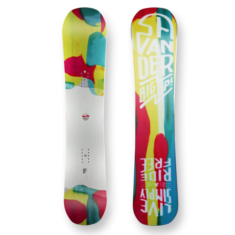 Savander Snowboard 140Cm Ripple Rocker Triple Rocker Sidewall