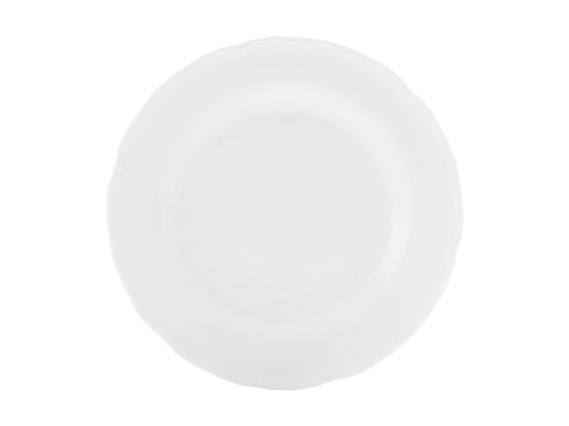 Casual White Florence Dinner Plate