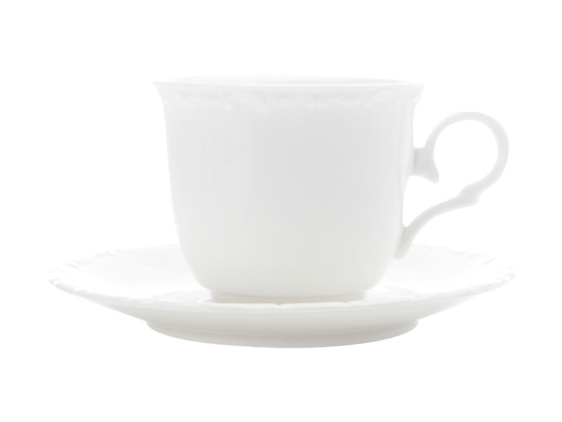 Casual White Florence Cup & Saucer