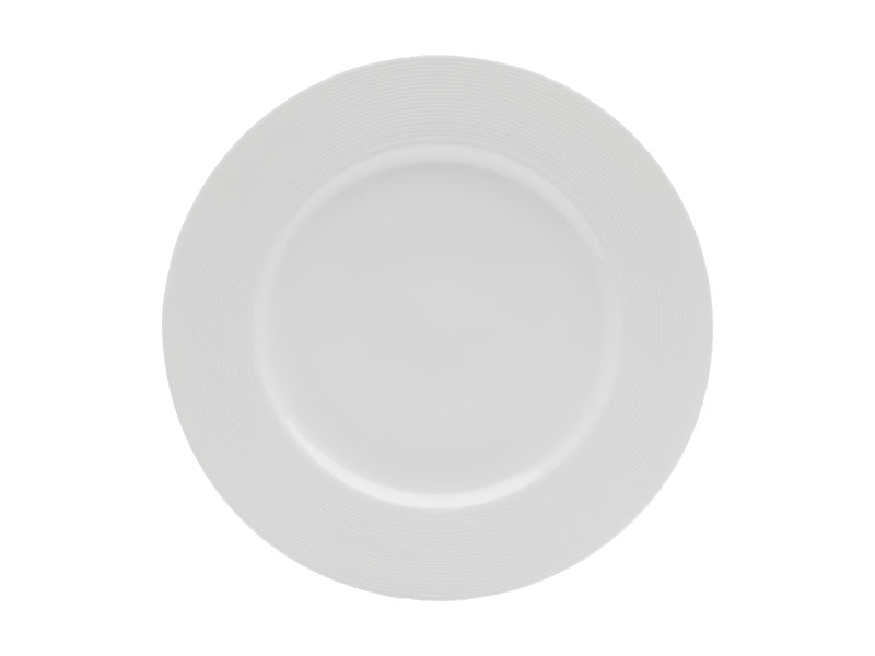 Casual White Evolve Dinner Plate