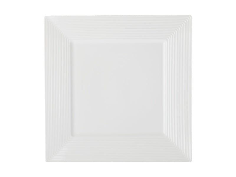 Casual White Evolve Square Side Plate