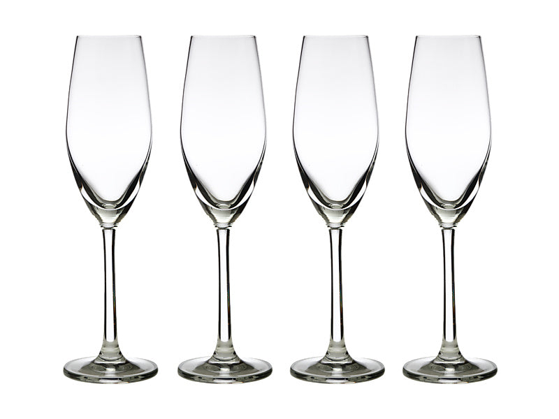 Chiara Champagne Flute Set of 4 Gift Boxed