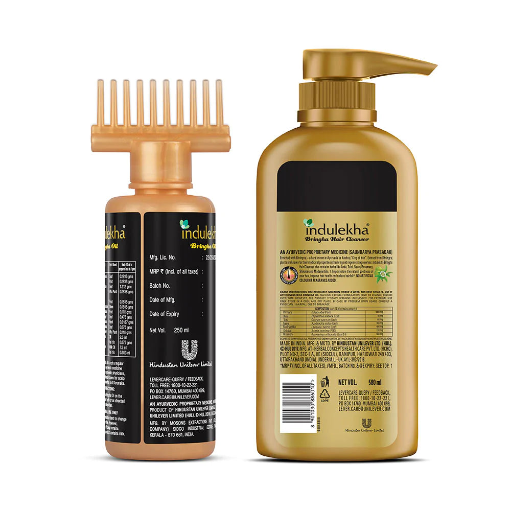 Buy Indulekha Bringha Anti Hair Fall Shampoo 200ml And Dove Hair Fall  Rescue Conditioner 180ml Online at Low Prices in India  Amazonin