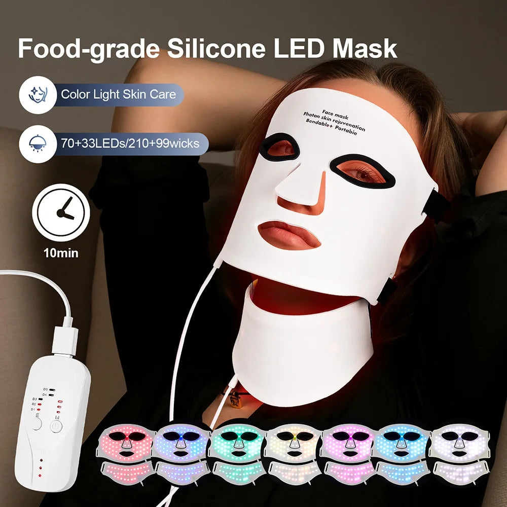 Wireless Red Light Therapy Mask