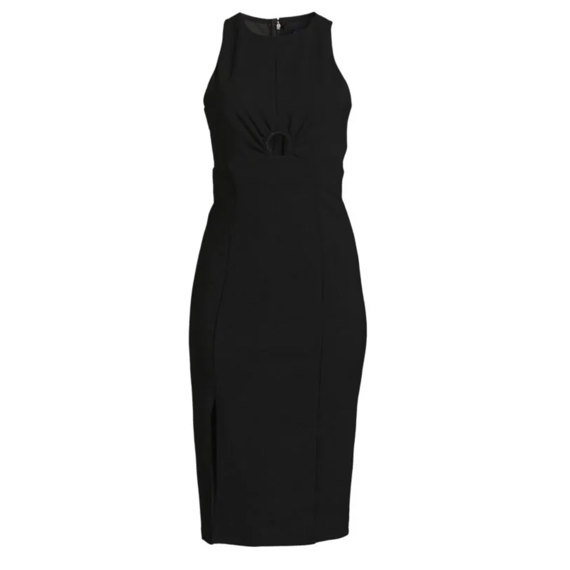 RACHEL RACHEL ROY Women's Riley Keyhole Front Side Slit Midi Dress#N ...