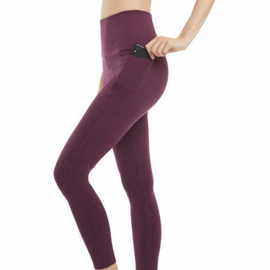 Jockey Women's High-Rise Side Pockets Moisture Wicking Active Yoga Pants