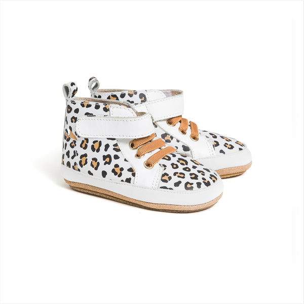 leopard print baby boots