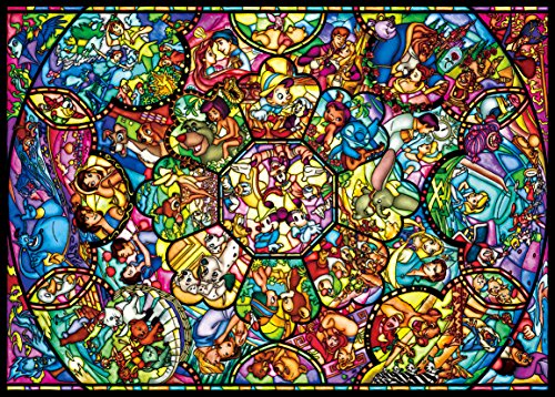 266 piece jigsaw puzzle Stained Art Disney Stitch stained glass (18.2x —  akibashipping