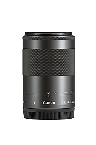 Canon Camera Lens EF-M 55-200mm F4.5-6.3 IS STM Graphite EF-M55
