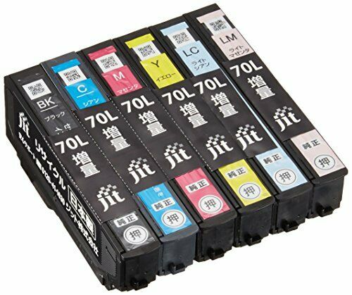 JIT EPSON Corresponding Recycled Ink Cartridges IC6CL70L Bulking 6 color NEW