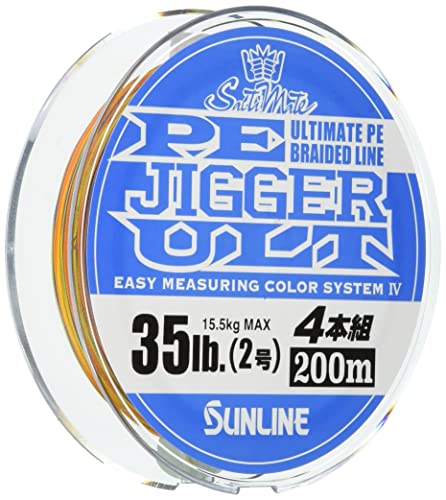 SUNLINE Fishing Line PE Jigger ULT4 Set SPJ 1200MB 25lb #1.5 PE
