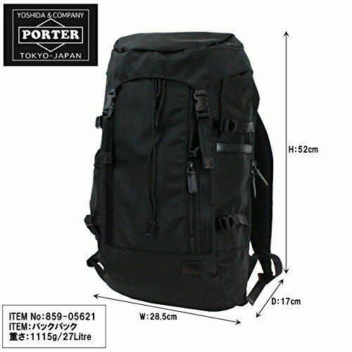 Yoshida Bag PORTER BOND BACKPACK 859-05621 Black NEW from Japan