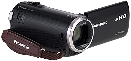 Panasonic HD Video Camera V360MS 16GB Black HC-V360MS-K 2.2
