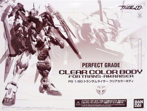 Bandai Pg 1 60 Clear Color Body For Trans Am Raiser Model Kit Gundam 0 Akibashipping