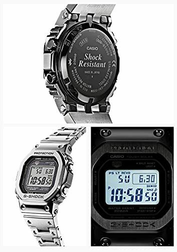 Casio GMW-B5000D-1JF G-Shock Bluetooth Watch Men's Silver JP model