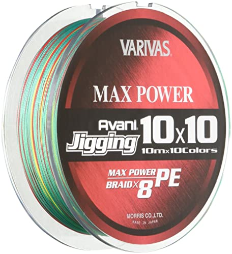 VARIVAS Avani Jigging 10X10 Max Power PE X8 300m #1.5 28.6lb PE Braid Line