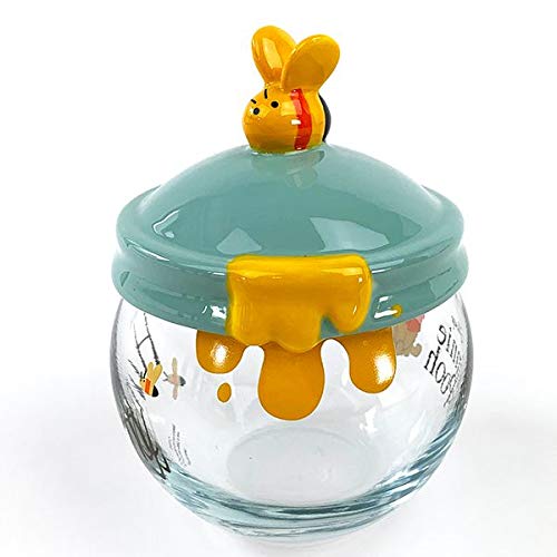 Disney Winnie The Pooh Honey Pot Canister Pottery SAN2883 Sun Art from Japan