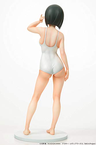Sword Art Online Suguha Kirigaya White Swimsuit Ver. Figure 1/7scale PVC NEW_3