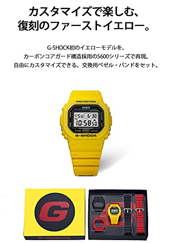 CASIO G-SHOCK DWE-5600R-9JR Revival Color Extra Case Band Set