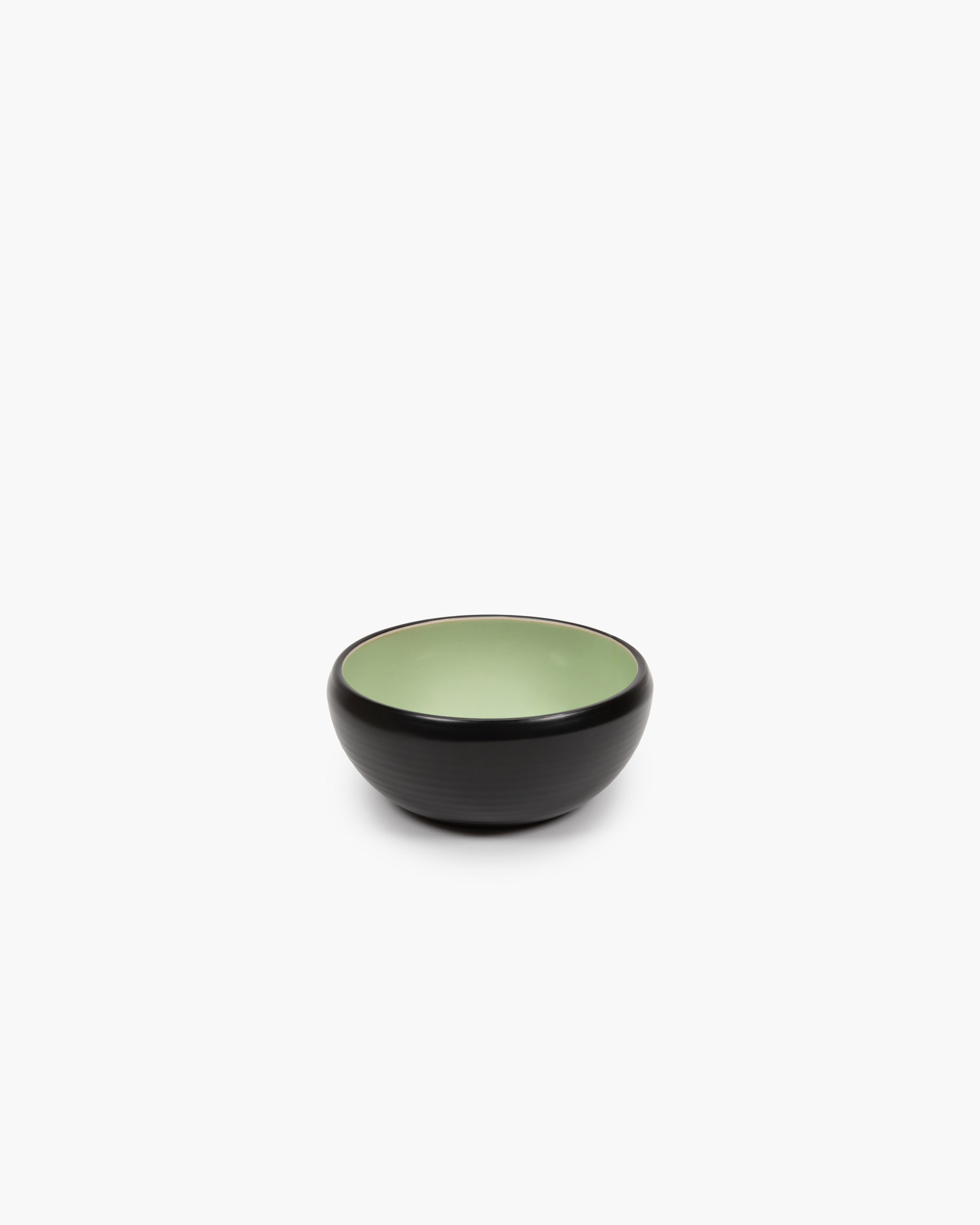 Serving plate M green/black Pure – SERAX