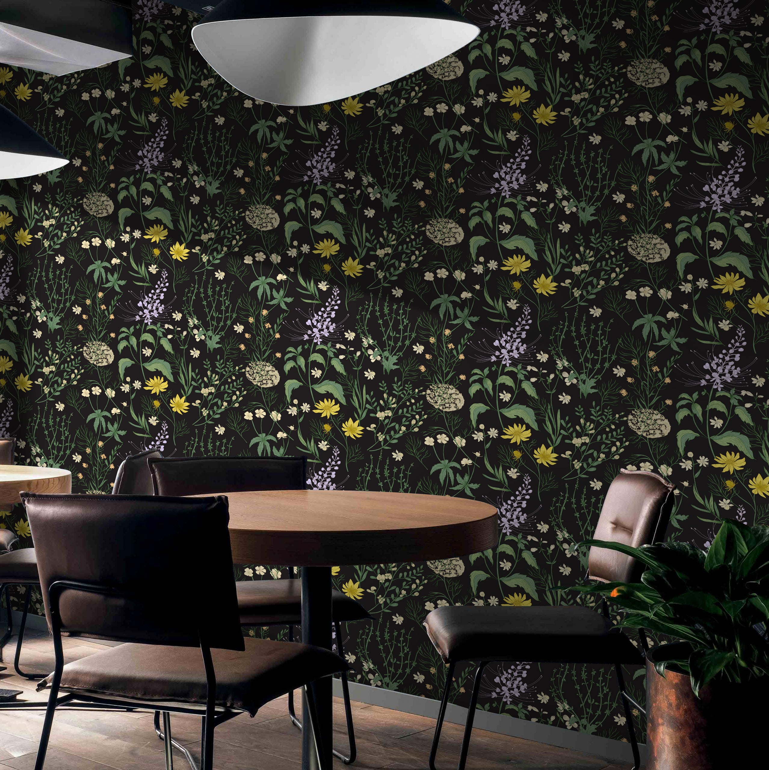 Buy Large Moody Floral Dark Mural Wallpaper at 20 off  DIVEROS