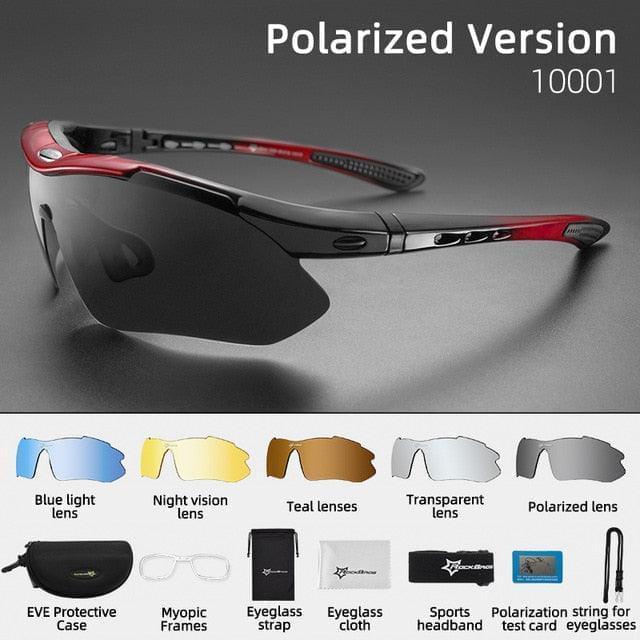 Generic Motorcycle Goggles Polarized Day Night Cycling Sunglasses Temples Band Interchangeable Helmet Glasses Other
