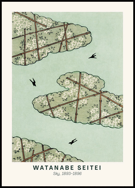Green Sky Watanabe Seitei Poster (70x100cm) - Posters > Art Posters
