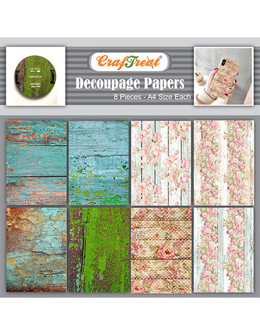 Buy Decoupage Paper Wild Forest A4 (8pcs) Online | CrafTreat