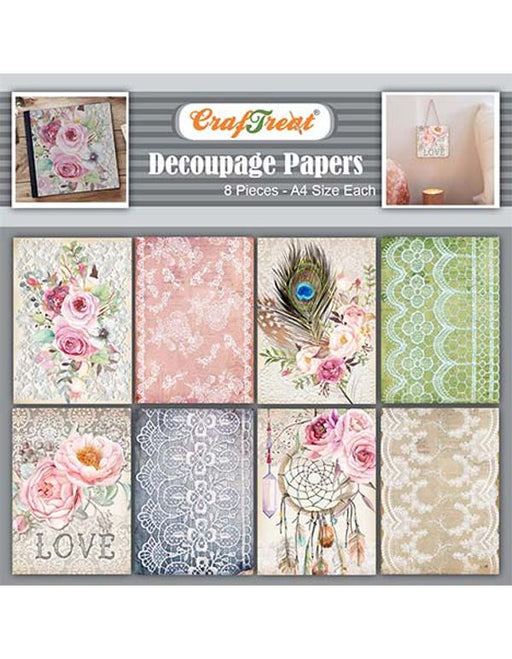 Buy Decoupage Paper Wild Forest A4 (8pcs) Online | CrafTreat