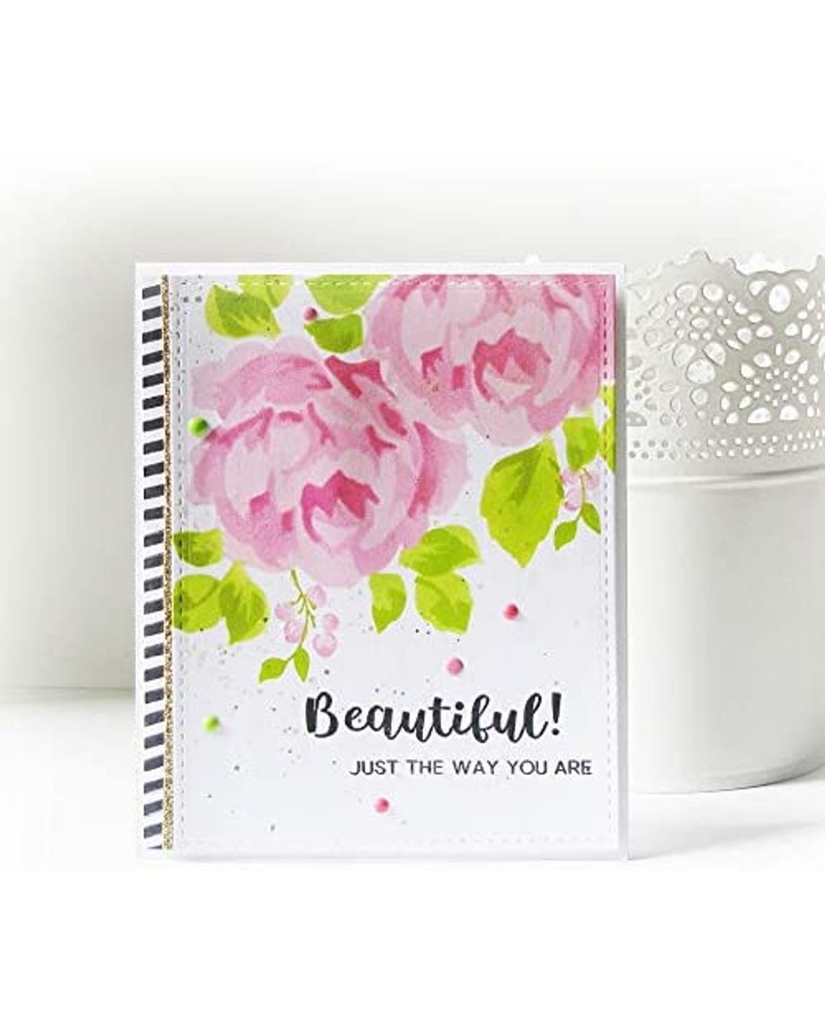 Buy Rose Flower Stencil 12x12 Inches Online | CrafTreat