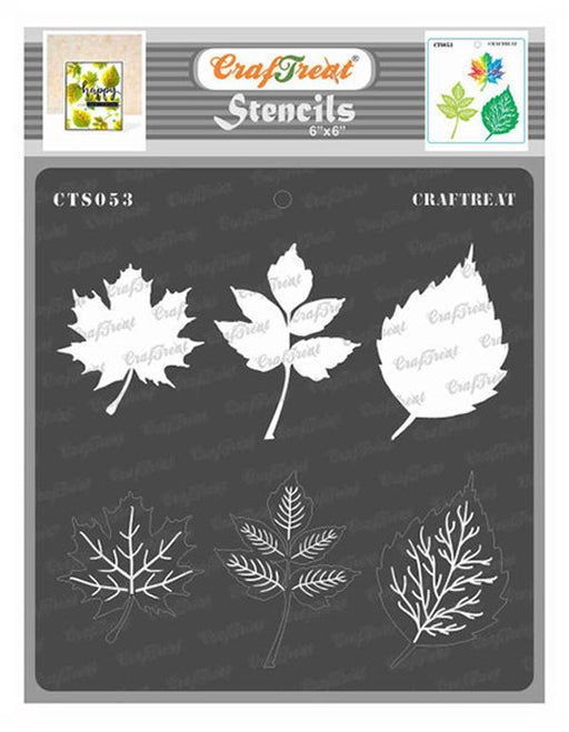 CrafTreat Border Stencils for Painting on Wood, Canvas, Paper, Fabric, Floor, Wall and Tile - Border1 and Border2 - 2 Pcs - 3x12 Inches Each - Reusabl