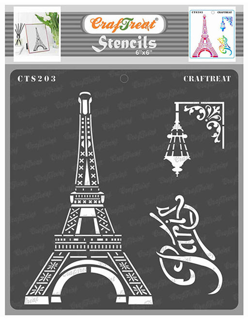 eiffel tower stencil